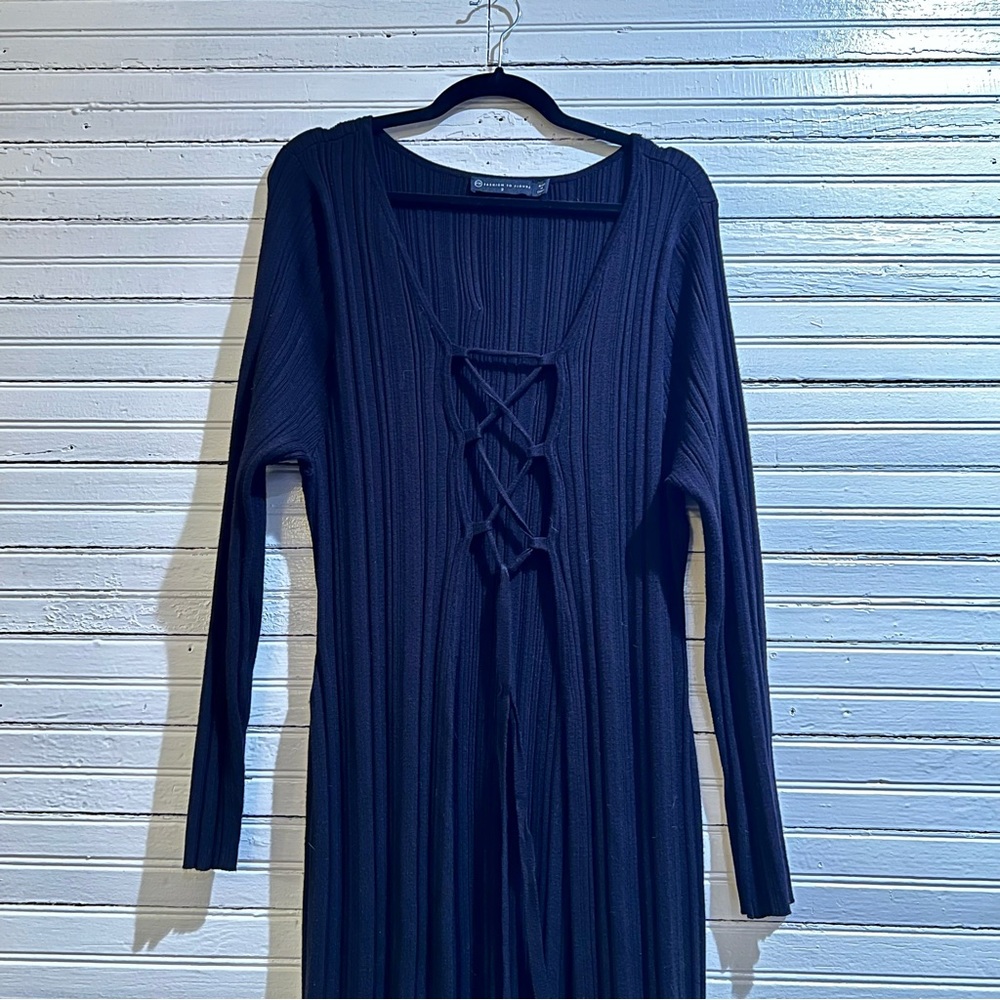 Fashion to Figure Long Duster Sweater